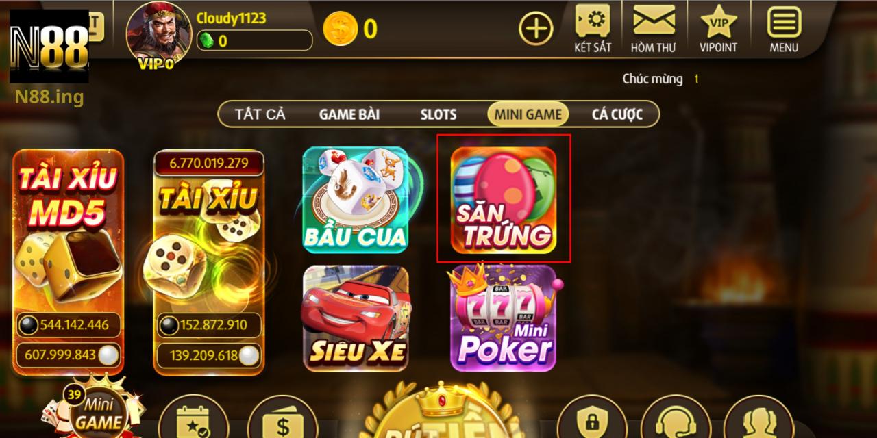 Săn Trứng là game hot tại trang chơi N88