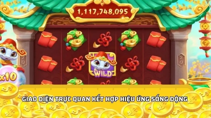 Giao diện trực quan kết hợp hiệu ứng sống động 