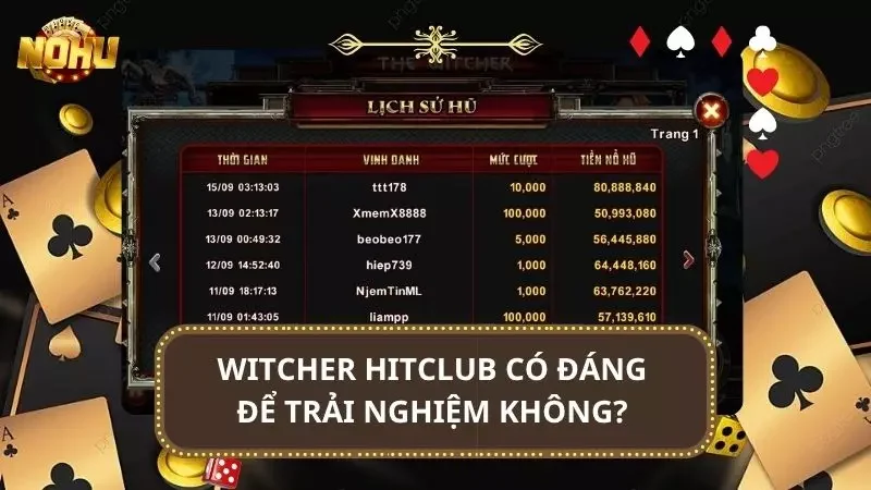 Ba lý do nổi bật cho thấy Witcher HitClub đáng để thử ngay