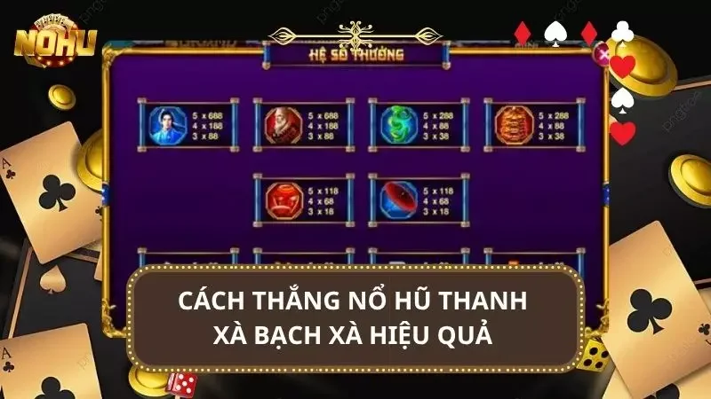 Cách thắng Thanh Xà Bạch Xà được chuyên gia bật mí