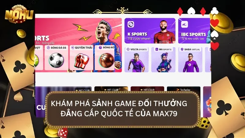 Sảnh game đổi thưởng đẳng cấp của nhà cái là điểm cộng lớn của cược thủ