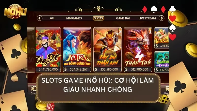 Hiệu ứng nổ hũ rực rỡ với số tiền thưởng khổng lồ tại sảnh Slots