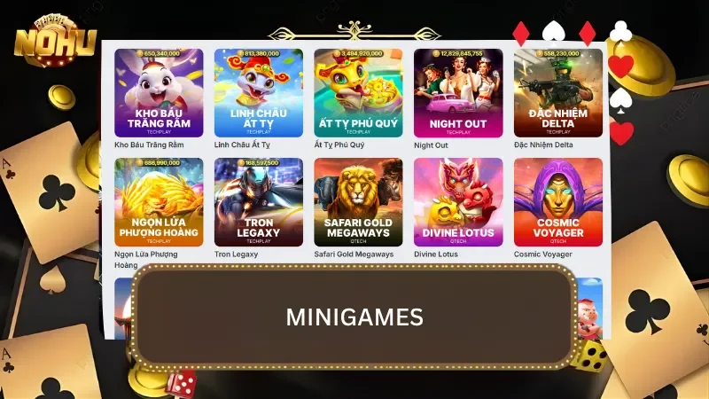 Sảnh minigames tại nhà cái dành cho người yêu thích sự nhanh gọn từ kết quả