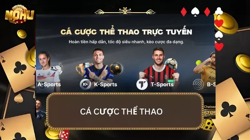 Bảng kèo thể thao được cập nhật liên tục với tỷ lệ trả thưởng cực cao cho hội viên tham gia
